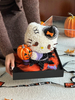Halloween Pumpkin Accessories with Little Devil Style Hello Kitty Eternal Flower Gift Box Home Decor