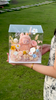 Labubu Doll Acrylic Garden Preserved Flower Gift Box