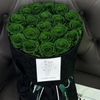 Dark Green Rose Preserved Flower Bouquet