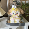 Light Yellow Puppy Acrylic Preserved Flower