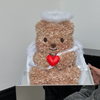Angel Little Love Heart Bear Preserved Flower