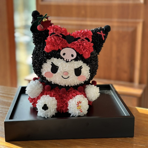 Christmas Outfit Kuromi Preserved Flower