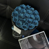 Smoky Blue Rose Bouquet Preserved Flower
