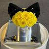 Big Bow Rose Hug Bucket Preserved Flower