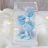 Eternal Love Flower Acrylic Gift Box Decoration Real Rose Valentine's Day Confession Gift for Girlfriend Anniversary Christmas