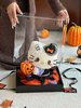 Halloween Pumpkin Accessories with Little Devil Style Hello Kitty Eternal Flower Gift Box Home Decor