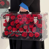 Valentine's Day Transparent Acrylic Luggage Rose Eternal Flower Girlfriend Best Friend Birthday Confession Gift