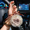 Eternal Flower Ball Rose Gift Keychain High-end Goddess Style Car Pendant
