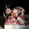 Solar Lucky Cat Preserved Flower Gift Box