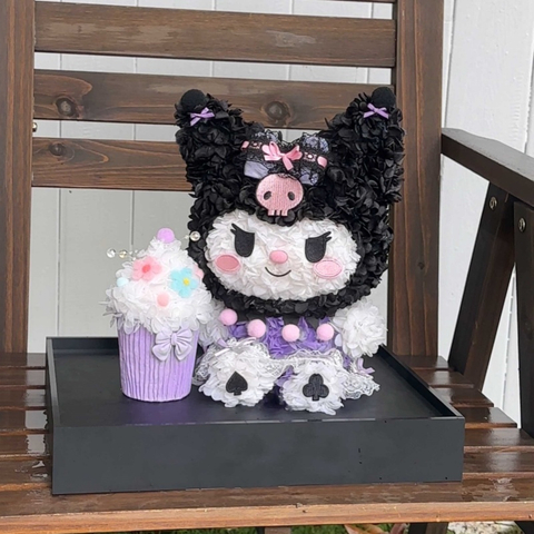 Kuromi Carnation Preserved Flower