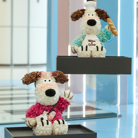 Puppy Shaped Carnation Preserved Flower