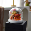 Christmas Ball Glass Dome Preserved Flower