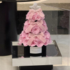 Christmas Tree Shaped Eternal Flower Gift Box with Lights for Children Friends Lovers And Best Friends