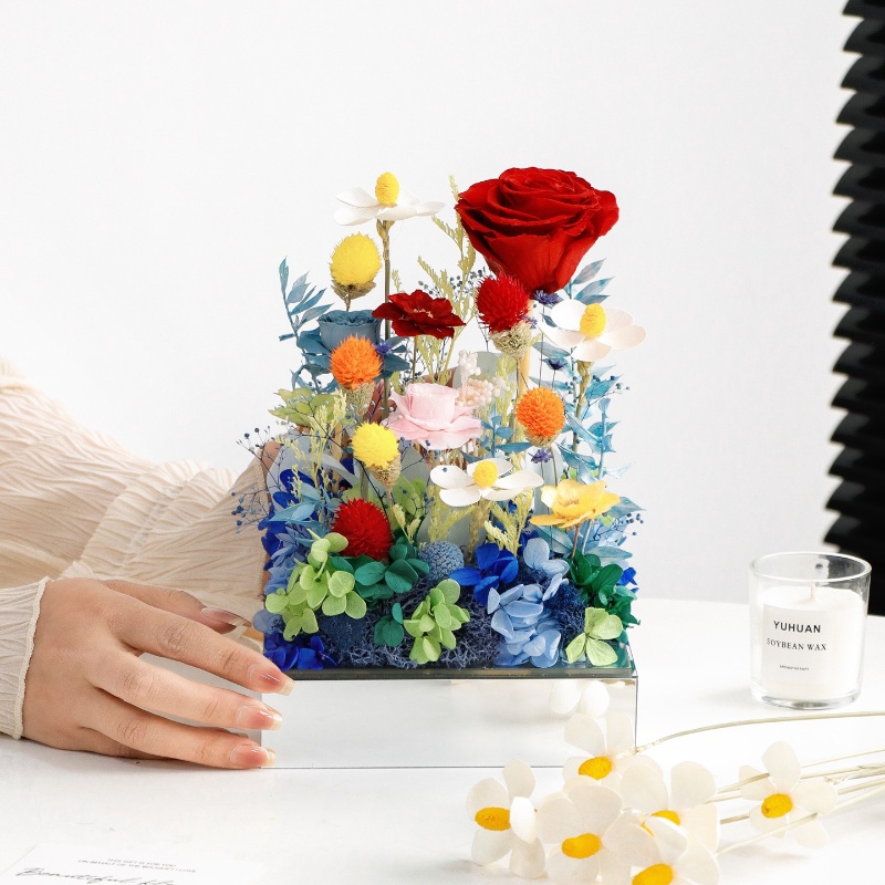 Preserved flower birthday gift