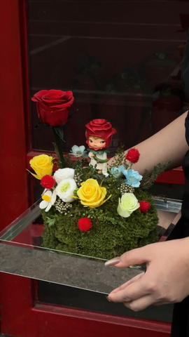 Little Prince Little Wild Rose Everlasting Flower Gift Box