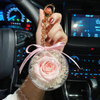 Eternal Flower Ball Rose Gift Keychain High-end Goddess Style Car Pendant