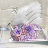 Swan Shape Acrylic Rose Preserved Flower