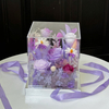Purple Acrylic Vegetation Shape Preserved Flower