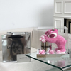 Lovely Lotso Plush Doll Hug Bucket Preserved Flower
