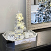 Christmas Tree Shape with Small Lights Preserved Flower