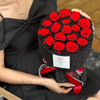 Elegant Red Rose Bouquet Preserved Flower