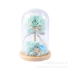Rose Preserved Flower Glass Cover Ornament