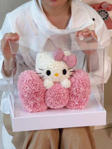Bow Hello Kitty Preserved Flower
