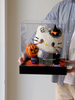 Halloween Pumpkin Accessories with Little Devil Style Hello Kitty Eternal Flower Gift Box Home Decor
