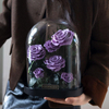 Rose Glass Cover Preserved Flower Ornament