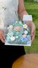 Labubu Doll Acrylic Garden Preserved Flower Gift Box