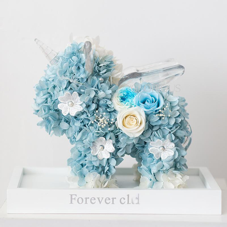 Acrylic Unicorn Preserved Flower Luxury Gift Box