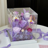 Purple Acrylic Vegetation Shape Preserved Flower