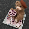 Plush Bear Rose Preserved Flower