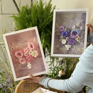 Photo Frame Cover Preserved Flower