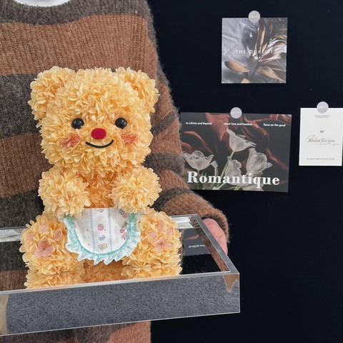 Honey Bear Acrylic Preserved Flower