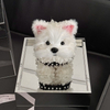 West Highland White Terrier Puppy Preserved Flower