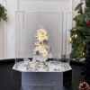 Christmas Tree Shape with Small Lights Preserved Flower