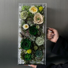 Rectangular Hand-held Box Preserved Flower