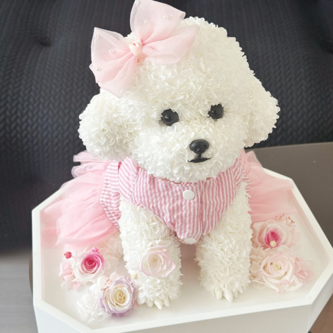 Cat And Dog Shaped Preserved Flower