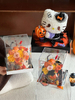 Halloween Pumpkin Accessories with Little Devil Style Hello Kitty Eternal Flower Gift Box Home Decor