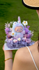 Labubu Doll Acrylic Garden Preserved Flower Gift Box