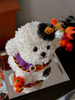 Halloween Eternal Flower Bichon Puppy Doll Gift Box Home Decor Gift for Best Friends And Girlfriends Birthday Gifts