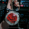 Eternal Flower Ball Rose Gift Keychain High-end Goddess Style Car Pendant