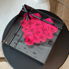 Love CD Eternal Rose Heart Shaped Flower Gift Box Valentine's Day Ornament Birthday Gift for Best Friends And Girlfriend