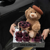 Plush Bear Rose Preserved Flower