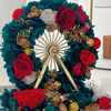 Christmas Green Ferris Wheel Preserved Flower
