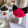 Big Bow Rose Hug Bucket Preserved Flower