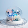 Unicorn Luminous Ball Glass Cover Preserved Flower