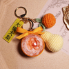 New Eternal Flower Keychain Pendant Hand Woven Persimmon Peanut Accessories