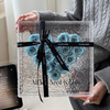 Heart Rose Small Square Box Preserved Flower